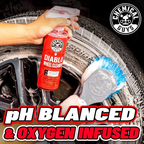 Chemical Guys Diablo Wheel Cleaner Spray - 2 Pack 16 oz Bottles, Safe on All Wheel & Rim Finishes, Sprayable Formula Removes Brake Dust, Dirt & Grime, Car Care for Trucks, SUVs, Motorcycles & RVs - style: Sprayable 2 Pack