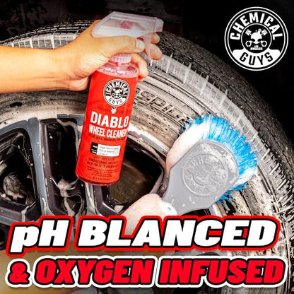 Chemical Guys Diablo Wheel Cleaner Spray - 2 Pack 16 oz Bottles, Safe on All Wheel & Rim Finishes, Sprayable Formula Removes Brake Dust, Dirt & Grime, Car Care for Trucks, SUVs, Motorcycles & RVs - style: Sprayable 2 Pack