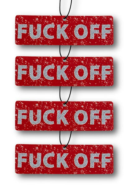 Funny Naughty Unique Car Air Fresheners Scented With Premium Oils By Fresh Fresheners (F Off) - color: F Off