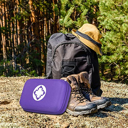 Car-Home Survival First-Aid Kit Emergency-Kit - Purple 273Piece Equipment Travel Supplies First Aid Set Home Essentials Camping Hiking YIDERBO - style: Purple-273Pcs