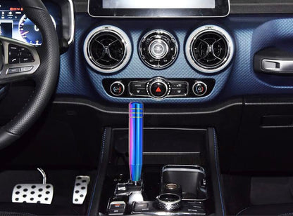Abfer Long Shift Knob Car Gear Stick Weighted Shifter Knobs Extension Metal Shifting Lever Fit Most Manual Automatic Transmission Vehicle (Multicolor) - color: Multicolor