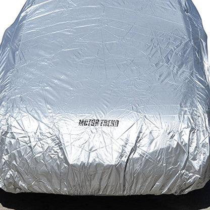 Motor Trend All Season WeatherWear 1-Poly Layer Snow proof, Water Resistant Car Cover Size L - Fits up to 190" - CC-543+LOCK - size: Large