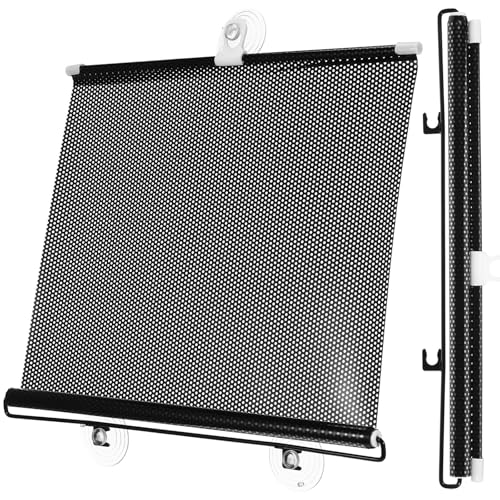 PATKAW (1 Pcs) Window Blinds, Blackout Shades No Drill, Suction Cup Temporary Roller Blind, Light Blocking Window Cover for Bedroom, Office, Nursery, Home Privacy, Travel, Rv and Car - size: 125.00X40.00X1.00CM