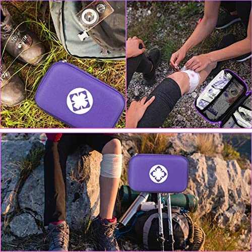 Car-Home Survival First-Aid Kit Emergency-Kit - Purple 273Piece Equipment Travel Supplies First Aid Set Home Essentials Camping Hiking YIDERBO - style: Purple-273Pcs