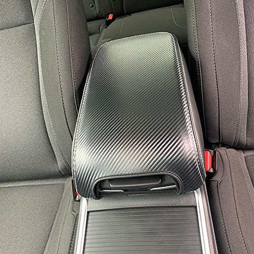 LEXLEY Armrest Box Cover Center Console Pad Waterproof Anti-Scratch Leather Protector Covers For Dodge Charger 2011-2023/Chrysler 300 2015-2022-Carbon fiber - color: Carbon fiber