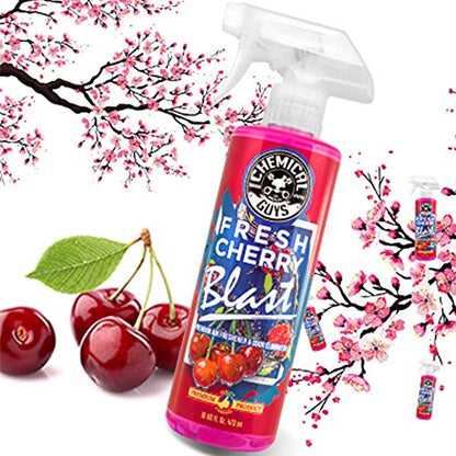 Chemical Guys AIR22816 Air Freshener & Odor Eliminator, Fresh Cherry Blast Premium, 16 fl. oz - size: 16 Fl Oz (Pack of 1), style: Cherry Blast