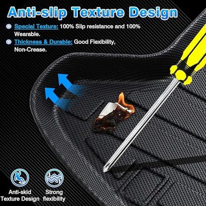 Cartist Cargo Liner Custom Fit for Kia Soul 2020 2021 2022 2023 2024 2025 (Not for Soul EV) All Weather Cargo Mat Odorless Anti-Slip TPE Trunk Floor Mat (Only Fits Upper Floor of The Trunk) - size: 5)Kia Soul (Not for Soul EV)【2020-2025】