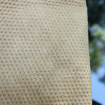 Budge Rain Barrier Cover Fits Sedans up to 22' Long | Waterproof | Breathable, Tan, 264" L x 70" W x 53" H (RSD-5)