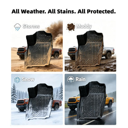 YQ Floor Mats for 2018-2024 BMW X3 G01 30i M40i X3M F97, BMW X3 Accessories Custom Fit 3D TPE Waterproof Anti-Slip Odorless Heavy Duty All Weather Full Set Car Mats Front&Rear 2 Row Floor Liners - size: For BMW X3 2018-2024