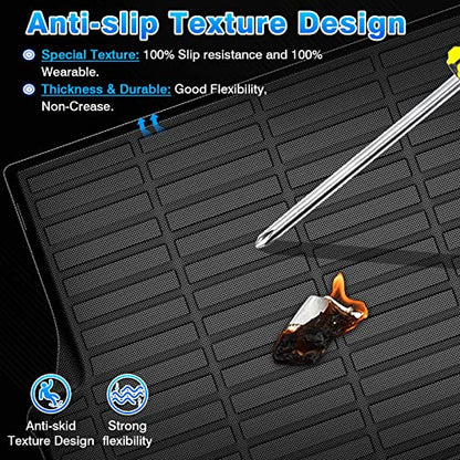 Cartist Custom Fit for Cargo Liner 2016-2022 Lexus RX350/RX450h (Not for RX350L & RX450hL) All Weather Trunk Mat Anti-Slip TPE Rear Trunk Floor Mat Waterproof - size: 4)Lexus RX350/RX450h【2016-2022】