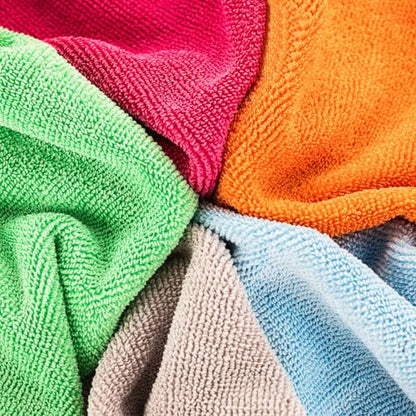 The Rag Company - Premium FTW Microfiber Cleaning Towels for Glass, Windows, Mirrors, Polished Surfaces - Streak-Free, Scratchless, 16" x16”, Green, 3-Pack - color: Green