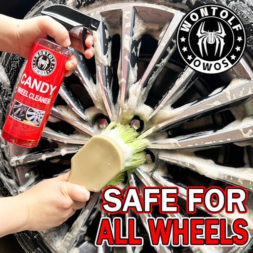 Wontolf Complete Car Wash Cleaning Kit, Car Interior Detailing Kit with Car Wash Soap, Interior Detailing Cleaner, Wheel Cleaner, Wheel Brush, Dying Towel, for Cars Trucks RVs SUVs - size: 2.29 Fl Oz (Pack of 7)
