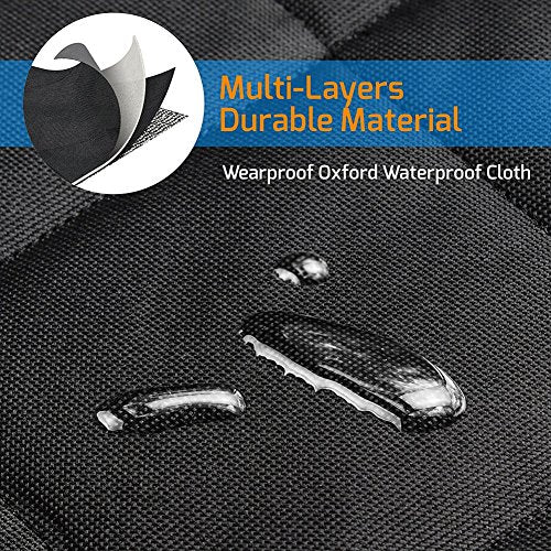 HCMAX Luxury Dog Vehicle Cargo Liner Cover Pet Seat Cover Bed Floor Mat Nonslip Waterproof Universal for Car SUV Truck Jeeps Vans Black - XL
