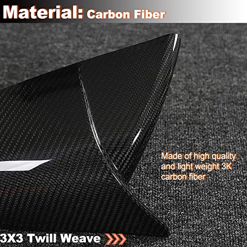 MCARCAR KIT Dry Carbon Fiber Mirror Cover Caps for Tesla Model S 2021-2023 Add-on Side Rearview Mirror Caps Car Exterior Accessories Factory Outlet