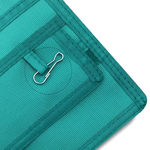 ASA TECHMED Nurse Pocket Organizer, Nylon 5 Pocket Nurse Scrub Organizer, 6 Inch x 5 inch, Green - color: Green