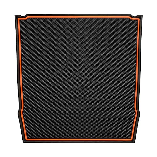 Auovo Dashboard Mats for Subaru Forester Accessories 2019-2024/ Crosstrek 2018-2023 / Impreza 2018-2023 Car Interior Silicone Material Dash Pad Liner (Upgrade,1 pcs Orange Trim Dashboard Mat) - color: Orange, size: 2018+ B Version