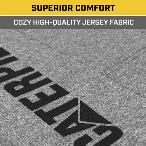 Cat CozyBlend Car Seat Covers, Gray Heather - Premium Jersey Fabric Seat Covers for Cars Trucks SUV, Breathable Cotton Car Seat Covers Front Seats Only, Universal Fit Automotive Interior Covers - color: Gray