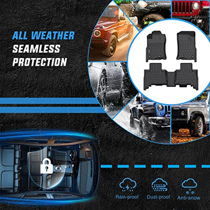 Nilight TPE Floor Mats for Lexus GX460 2014 2015 2016 2017 2018 2019 2020 2021 2022,2013-2023 Toyota 4Runner(4 Runner),All Weather Custom Fit Heavy Duty Floor Liners - size: 2013-2023 Toyota 4Runner| Lexus GX460