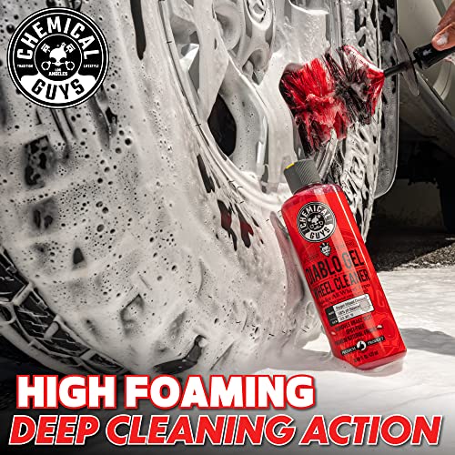 Chemical Guys Diablo Gel Oxygen Infused Foam Wheel & Rim Cleaner, Concentrated Car Wheel Cleaner Safe on All Finishes, Removes Brake Dust, Dirt, Grime, for Cars, Trucks, SUVs, Motorcycles & RVs, 16 oz - style: Diablo Gel 16 oz