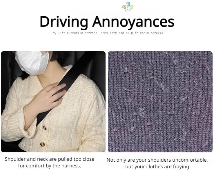 BNTR Car Seat Belt Pillow Stocking Stuffers Cute Toy Rabbit Safety Seatbelt Shoulder Pad Auto Accessory Neck Cushion Protector Seatbelt Shoulder Protector Sleeping Pillow Nice Gift (Dragon) - color: Dragon