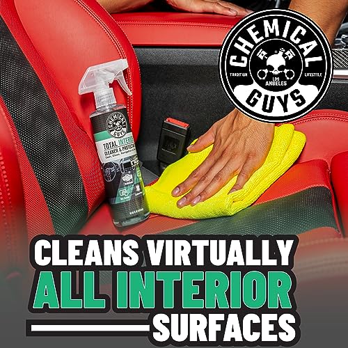 Chemical Guys Total Interior Cleaner and Protectant, New Car Smell (Safe for Cars, Trucks, SUVs, Jeeps, RVs & More) 128 fl oz - SPI234 - size: 128 Fl Oz (Pack of 1), style: New Car
