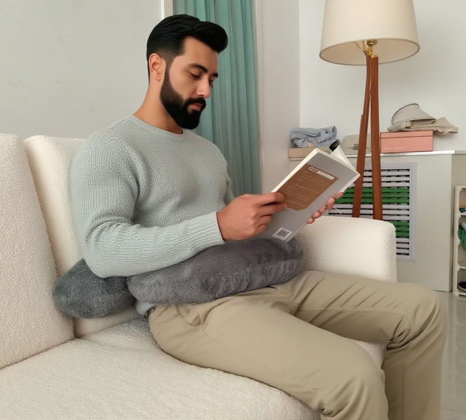 Long-Distance Travel Neck Pillow Car Sleep Aid Pillow, Home/Office Lumbar Pillow, Ergonomic Wrap-Around Neck Pillow, Neck Support for Adults and Children, Multifunctional Travel Pillow - color: Grey