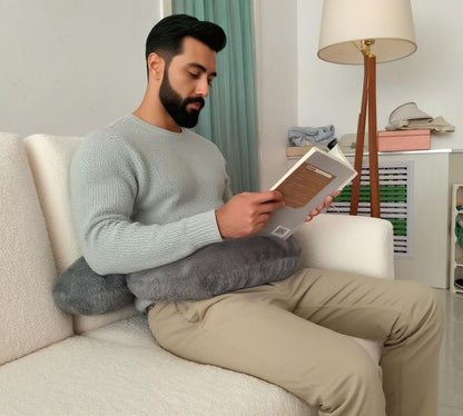 Long-Distance Travel Neck Pillow Car Sleep Aid Pillow, Home/Office Lumbar Pillow, Ergonomic Wrap-Around Neck Pillow, Neck Support for Adults and Children, Multifunctional Travel Pillow - color: Grey