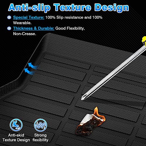 Cartist Custom Fit for Cargo Liner Acura RDX 2013-2018 All Weather Rear Trunk Mat TPE Waterproof Carpet Protection - size: 2)Acura RDX【2013-2018】