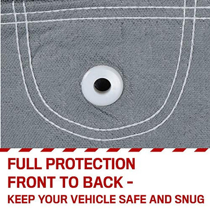 Motor Trend Breathable Lightweight Car Cover, Anti-Moisture Build-Up Water-Resistant Scratch-Resistant Travel-Friendly, Universal Fit for Cars SUVs Trucks Vans All-Weather Outdoor/Indoor, (S) 157" L - size: S