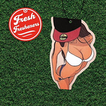 Funny Naughty Unique Car Air Fresheners Scented With Premium Oils By Fresh Fresheners (Italiana) - color: Italiana