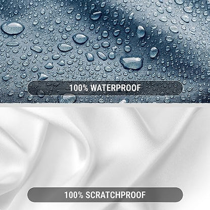 iCarCover 18-Layers Premium Universal Fit Car Cover Waterproof All Weather Sun Rain Snow UV Protection Outdoor Indoor Full Exterior Car Covers for Automobiles Sedan Hatch Coupe Fit for 227-236 inch - size: 14. Fit Car Length 227-236 inch
