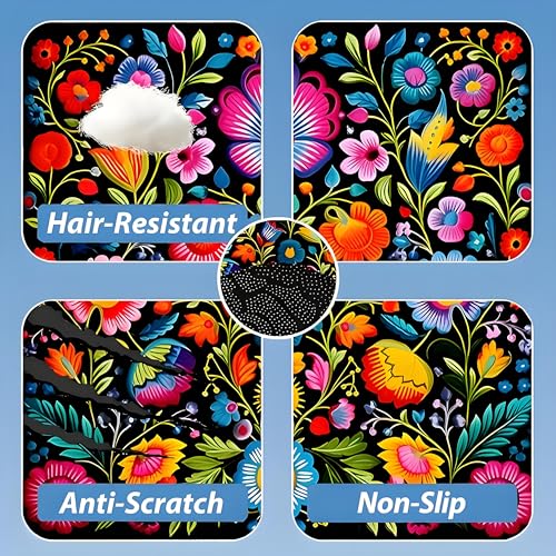 Universal Car Trunk Mat 29" x 39", Beautiful Flowers All Weather Trunk Protection Cargo Liner, Durable Cargo Mat Rear Trunk Liner, Stylish Vehicle Interior Accessories Suitable for Most Car Models - color: Beautiful Flowers