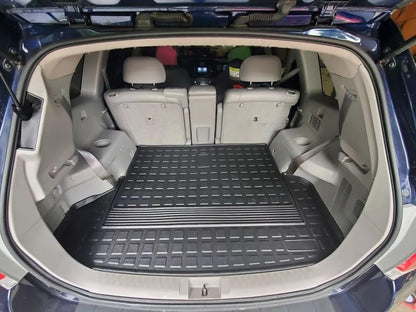 Floor Cargo Trunk Liner for Toyota Highlander 2008-2013 – All-Season Weather-Resistant Liner with Raised Lip–Non-Slip Car Tray Mat Pad Boot–3D Shaped Laser Measured Premium Custom Fit
