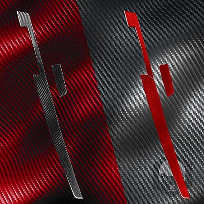 NVCNX Real Premium Carbon Fiber Car Dashboard Warning Light Switch Button Panel Cover Decal Compatible with Toyota RAV4 2013 2014 2015 2016 2017 2018 Interior Dash Trim Accessories 3PCS Black - color: Dashboard Warning Light Switch Panel Trim