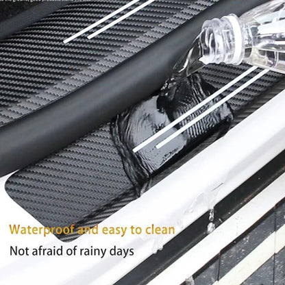 9 Pcs Car Door Sill Protector for Honda CR-V Hybrid & CRV 2023 2024 2025 2026, Scuff Plate Guard Entry Trim Carbon Fiber Texture Anti-Scratch Waterproof Durable