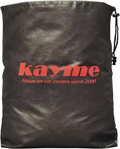 Kayme 6 Layers Sedan Car Cover Custom Fit for BMW 5-Series，M5 528i 530 530i 535i 540i (1988-2026), Waterproof All Weather for Automobiles,Rain Sun UV Protection.Silver - size: Custom Fit BMW 5-Series