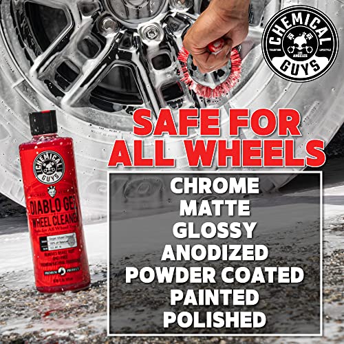 Chemical Guys Diablo Gel Oxygen Infused Foam Wheel & Rim Cleaner, Concentrated Car Wheel Cleaner Safe on All Finishes, Removes Brake Dust, Dirt, Grime, for Cars, Trucks, SUVs, Motorcycles & RVs, 16 oz - style: Diablo Gel 16 oz