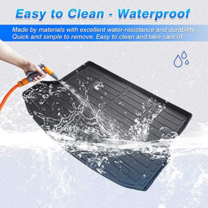 Cartist Cargo Liner Fits for 2021-2025 2026 Kia Seltos (Seltos SX/Seltos SX Turbo) (Only Fit Trunk with Subwoofer) All Weather Trunk Floor Mat Heavy Duty - size: 5)Kia Seltos【2021-2025】