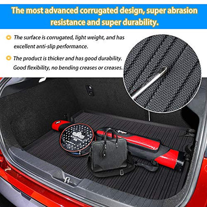 Powerty Fit for Trunk Mat Mercedes-Benz GLE W166 2015-2019 All Weather TPO Rear Cargo Liner Upgrade Material(NOT Fit 2020 GLE 350 with 5 Seats, 2018 550e Hybrid) - size: Cargo Mat｜For｜15-19｜Mercedes-Benz GLE W166