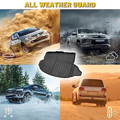 Vanseno Compatible for 2023 2024 2025 2026 Honda CRV Cargo Liner Cargo Mat Trunk Mat (Cargo Tray in Lowest Position) for Honda CRV 2023-2025 2026 Accessories Non Hybrid (Fit Lower Deck,Trunk Mat) - color: Fit 2023-2026 CRV cargo mat