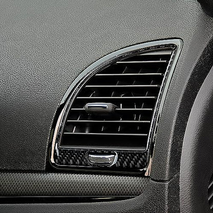 Car Air Vent Outlet Cover Decals for 2011 2012 2013 2014 Chrysler 300 / 300C / 300S / Limited/Base Accessories Carbon Fiber Interior Stickers - color: Air Vent Outlet，2011-2014