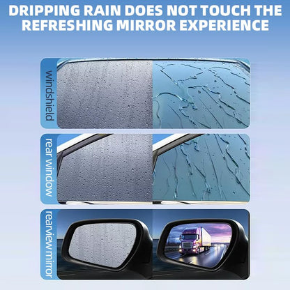 2 Pack Automotive Oil Film Cleaning Brush, Car Glass Oil Film Cleaner Brush, Repellent Film for car Windows, Improves Clarity and Visibility,Universal Clear Windshield Cleaner Wipe Board