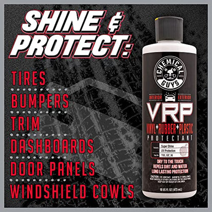 Chemical Guys VRP Vinyl, Rubber, and Plastic Dressing - Tire Dressing, Non-Greasy, Dry-to-the-Touch Shine for Tires, Trim, and More, Safe for Cars, Trucks, SUVs, RVs & More - 128 oz - size: 133.52 Ounce (Pack of 1)