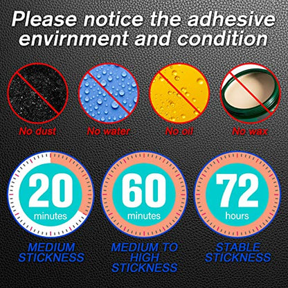 2 Pack Magnetic Phone Holder for Car, Upgrade Magnet - 360 Rotation and Easy Installation, Compatible with All Smartphones,Dashboard Car Phone Holder,Must be Used Together with Iron Sheets - color: Silver