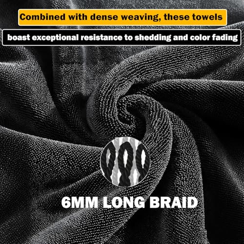 Car Drying Towel (36"x 24"/3ft x 2ft), 2 Pack Ultra Absorbent Microfiber Drying Towels for Cars, Leave No Streaks, Scratches or Water Spots, Extra Large Drying Towels Car Detailing for Cars