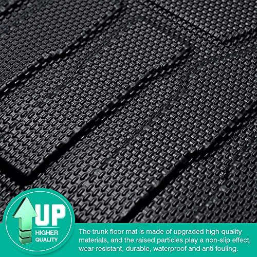 Powerty Trunk Mat for 2020-2023 2024 2025 2026 Toyota Highlander Accessories Cargo Mats Backrest Mat TPE All Weather Cargo Liner Heavy-Duty Trunk Liners(Fits 5-Seats and 7-Seats Models) - size: Cargo Mat｜For｜20-26｜Toyota Highlander