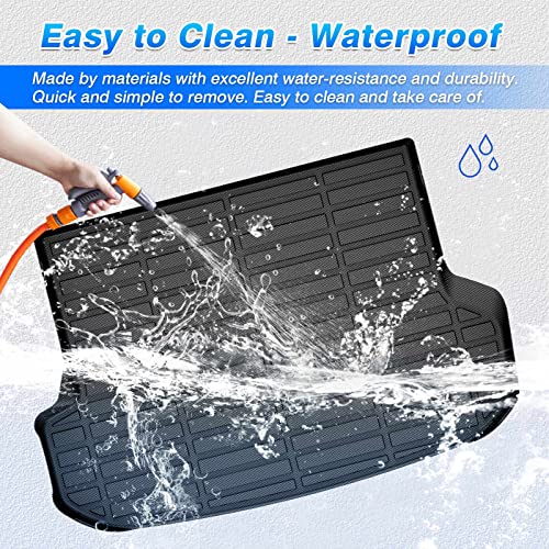 Cartist Custom Fit for Cargo Liner 2016-2022 Lexus RX350/RX450h (Not for RX350L & RX450hL) All Weather Trunk Mat Anti-Slip TPE Rear Trunk Floor Mat Waterproof - size: 4)Lexus RX350/RX450h【2016-2022】