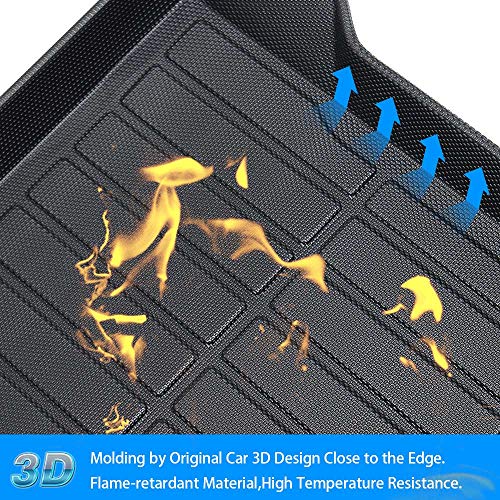 Powerty Trunk Mat Compatible for Honda CRV CR-V 2017-2022 Cargo Mat All Weather Cargo Liner in Lower Position Rear Cargo Mat for Honda CRV CR-V Accessories(Fuel Model only) - size: Lower Position Cargo Mat｜for｜17-22｜honda Crv