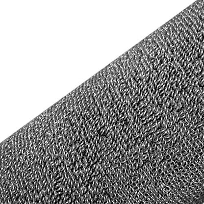 FH Group Car Floor Mats - DIY Ultra Waterproof Trimmable Non-Slip Vinyl Floor Mats, Solid Gray - color: SOLID GRAY