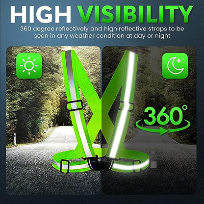 PeerBasics Safety Vests Bulk Pack - Reflective High Visibility, Men Women, Mesh (US, Alpha, One Size, Regular, Regular, Lime) - color: Lime, size: 10